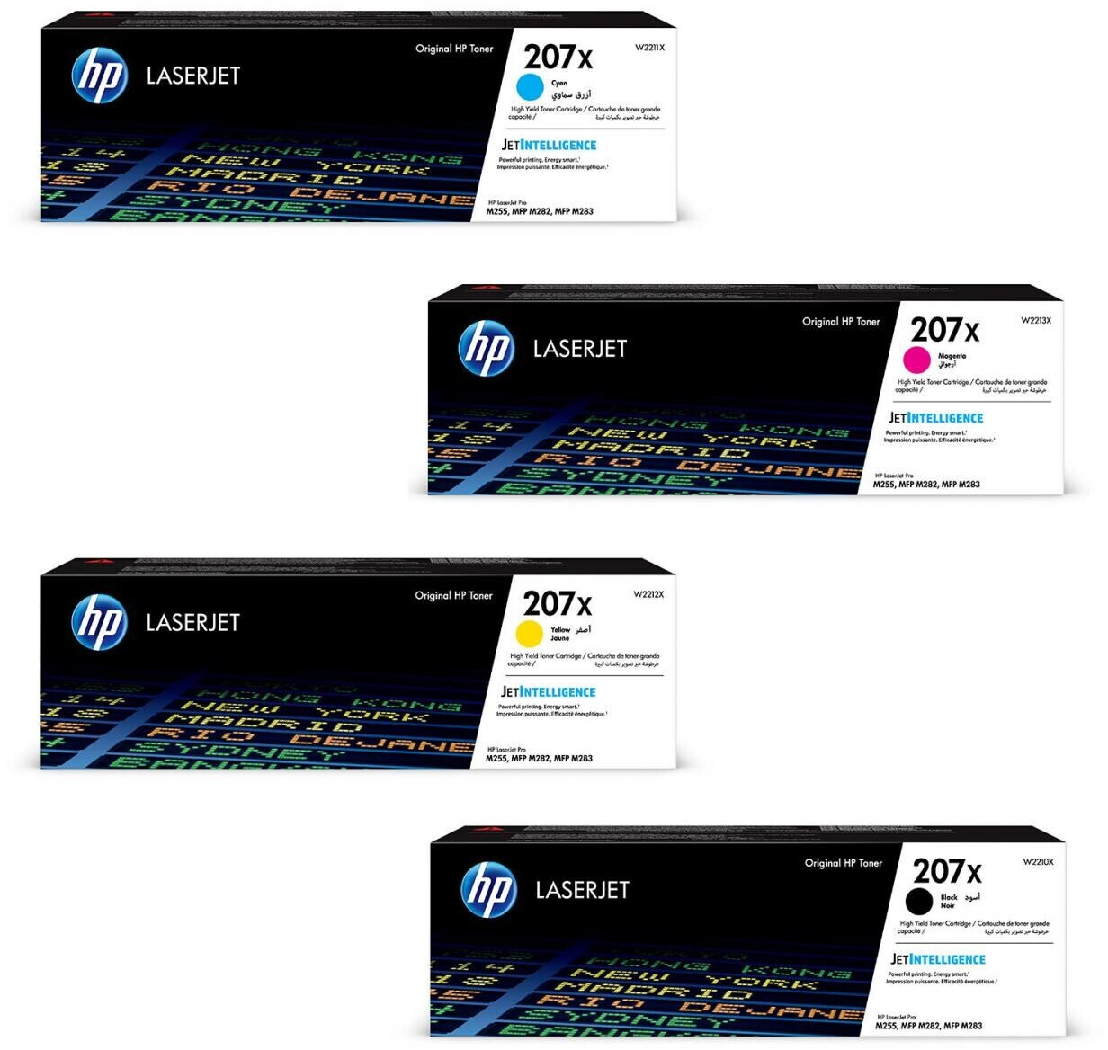 HP Nr. 207X 4er Set